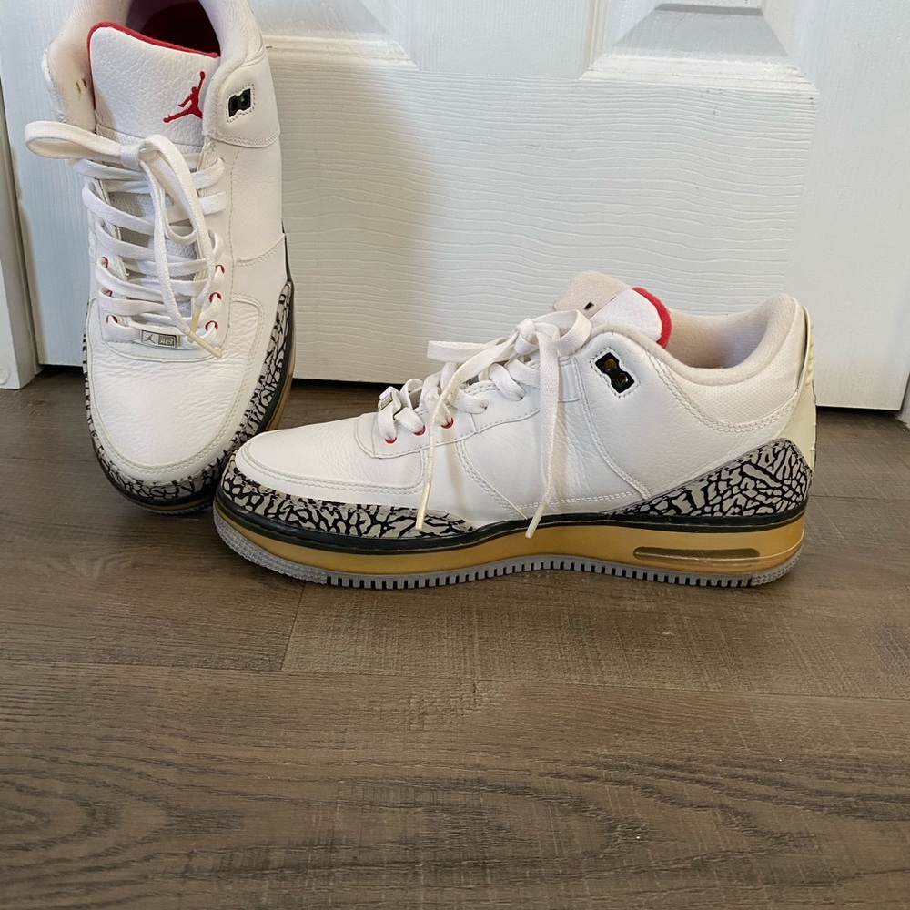 Jordan AF1 Fusion 3 white cement -SOLD- - Picture 5 of 16